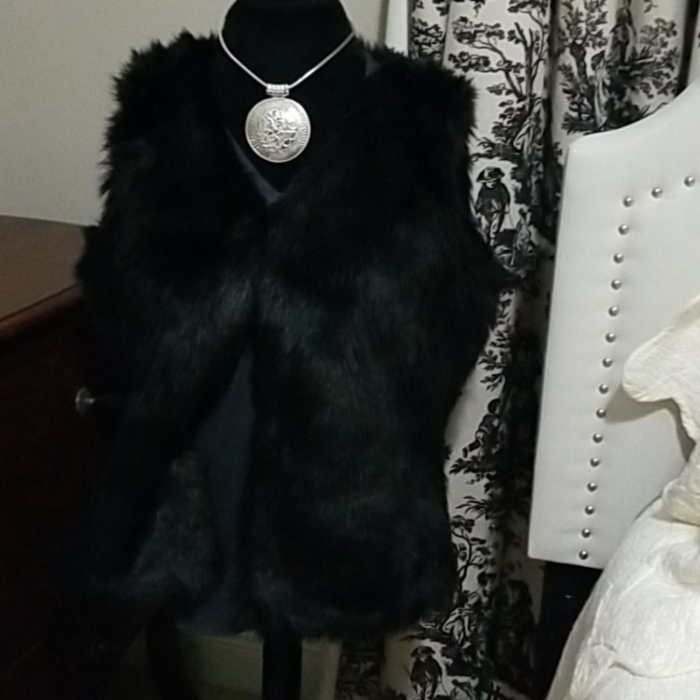 Faux  fur vest